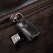 Prada Brown Calfskin Buckle Top Handle Bag