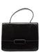 Prada Brown Calfskin Buckle Top Handle Bag