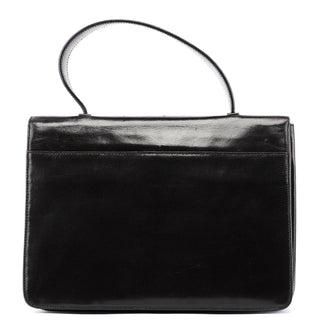 Prada Brown Calfskin Buckle Top Handle Bag