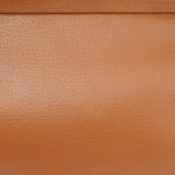 Prada Brown Calfskin Keylock Top Handle Bag