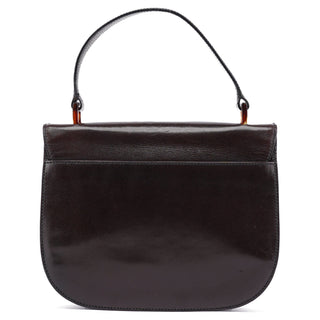 Prada Brown Calfskin Madras Handbag