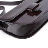 Prada Brown Calfskin Madras Shoulder Bag