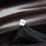 Prada Brown Calfskin Madras Shoulder Bag