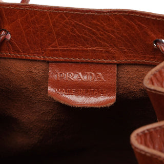 Prada Brown Calfskin Sling Bag