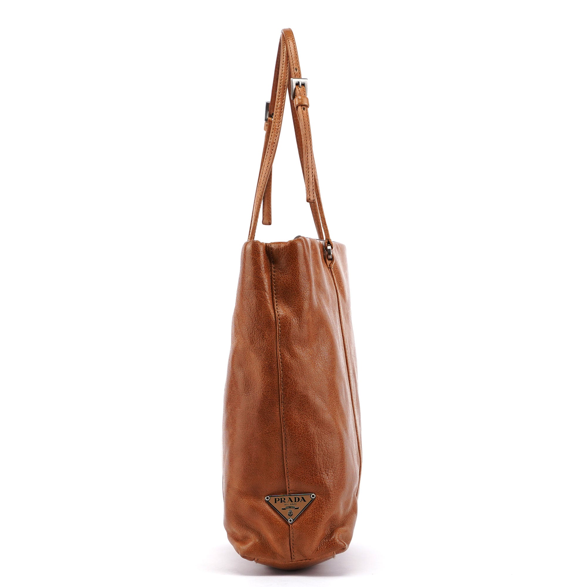 Prada Brown Calfskin Tote