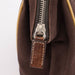 Prada Brown Canvas Ostrich Chic Bag