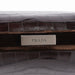 Prada Brown Croc Embossed Clutch Top Handle Bag