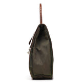 Prada Brown Croc Embossed Leather Keylock Bag