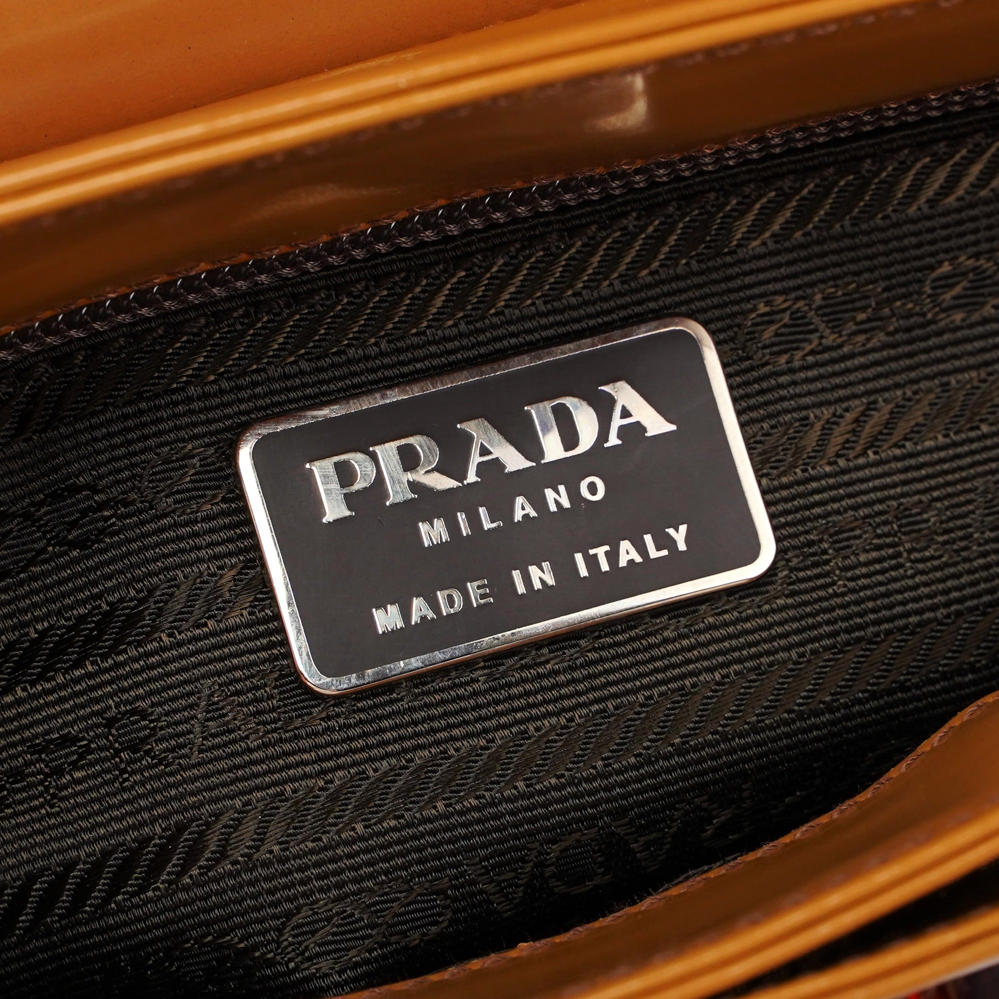 Prada Brown Gradient Spazzolato Shoulder Bag