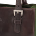 Prada Brown Green Tessuto Nappa Tote