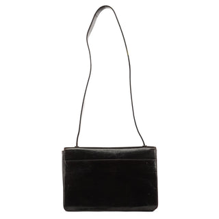 Prada Brown Leather Vitello Buckle Shoulder Bag
