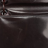 Prada Brown Madras Swing Chain Shoulder Bag