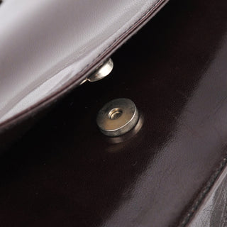 Prada Brown Madras Swing Chain Shoulder Bag