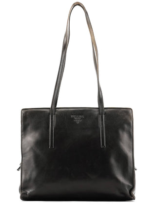 Prada Brown Nappa Leather Tote Bag