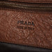 Prada Brown Ostrich Leather Tote