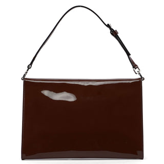 Prada Brown Spazzolato Mini Hobo Shoulder Bag