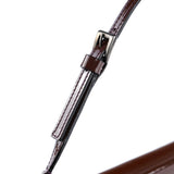 Prada Mini sac hobo Spazzolato en cuir verni marron