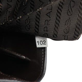 Prada Brown Spazzolato Tote Bag