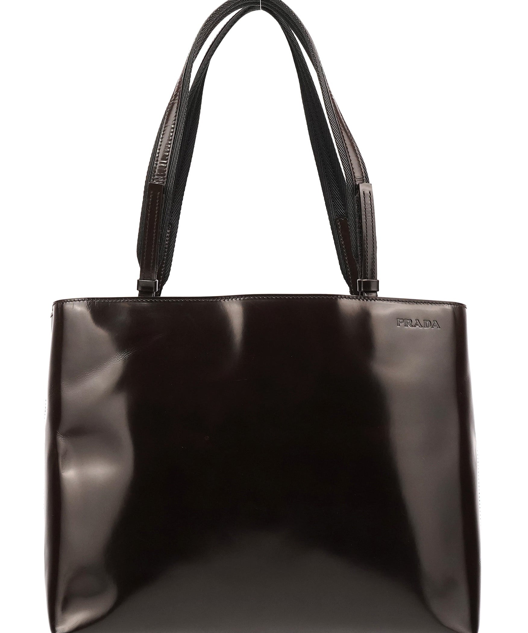 Prada Brown Spazzolato Tote Bag