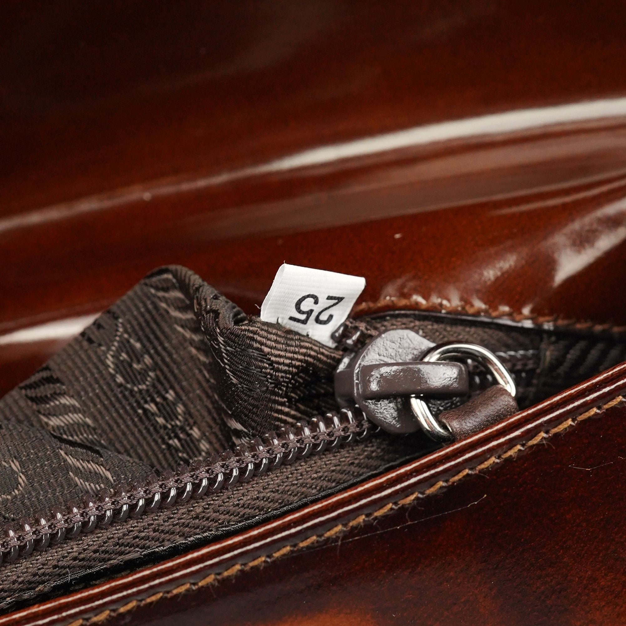 Prada Brown Stampa Giraffa Shoulder Bag