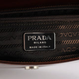 Prada Brown Stampa Giraffa Shoulder Bag