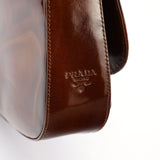 Prada Brown Stampa Giraffa Shoulder Bag