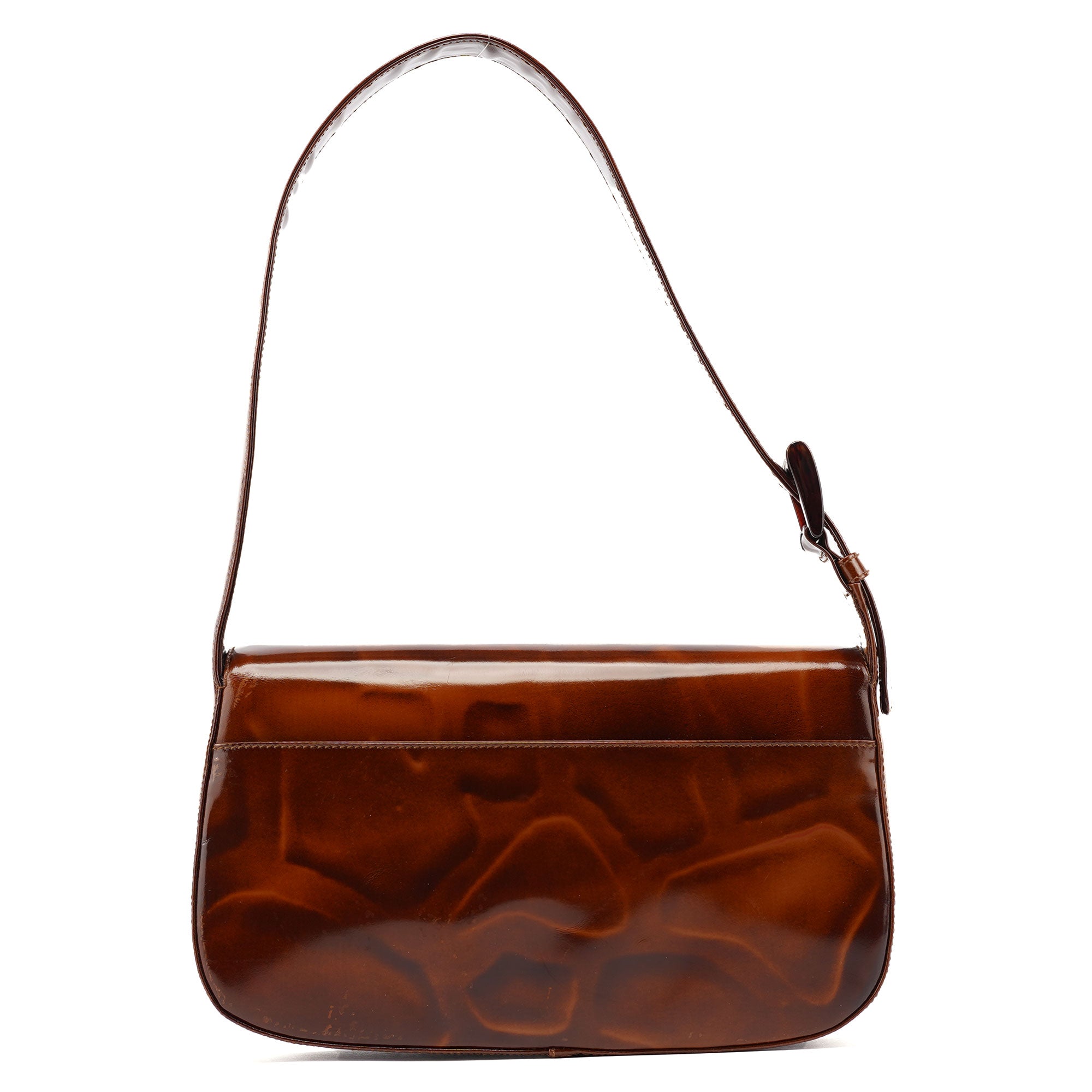Prada Brown Stampa Giraffa Shoulder Bag