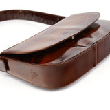 Prada Brown Stampa Giraffa Shoulder Bag