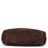 Prada Brown Suede Hobo Shoulder Bag