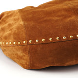 Prada Brown Suede Hobo Shoulder Bag