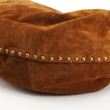 Prada Brown Suede Hobo Shoulder Bag