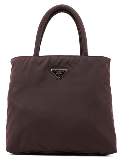 Prada Brown Tessuto City Tote