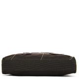 Prada Brown Tessuto Floral Appliqué Shoulder Bag