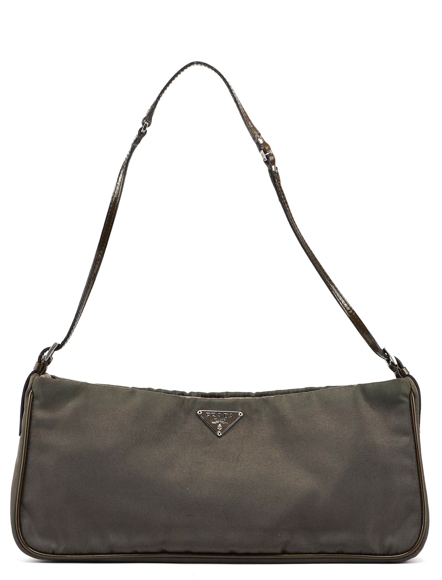 Prada Grey Tessuto Mini Hobo — Rediscover Vintage