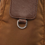 Prada Brown Tessuto Saffiano Crossbody Bag