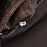 Prada Brown Tessuto Swing Chain Shoulder Bag