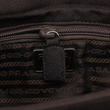 Prada Brown Tessuto Swing Chain Shoulder Bag