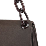 Prada Brown Tessuto Swing Chain Shoulder Bag
