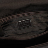 Prada Brown Tessuto Swing Chain Shoulder Bag