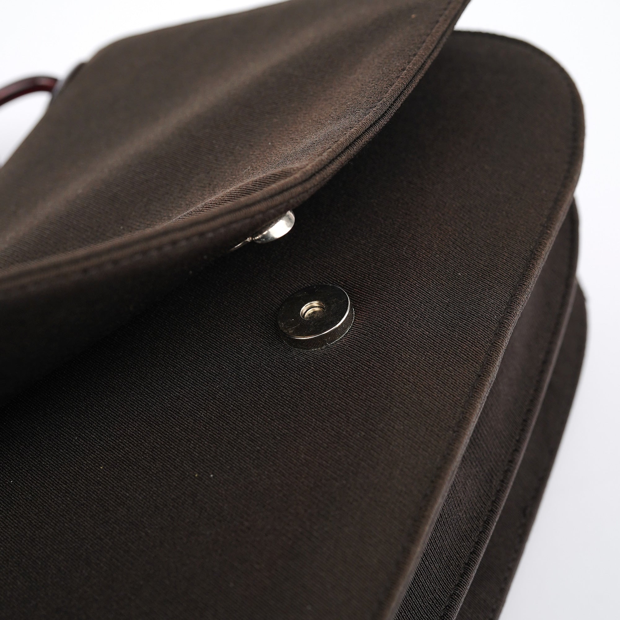 Prada Brown Tessuto Swing Chain Shoulder Bag