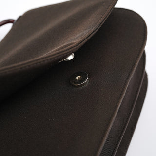 Prada Brown Tessuto Swing Chain Shoulder Bag