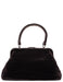 Prada Brown Velluto Top Handle Bag