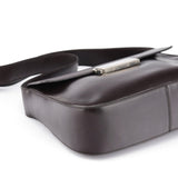 Prada Brown Vitello Buckle Shoulder Bag