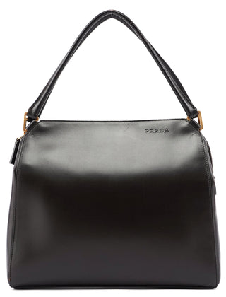 Prada Brown Vitello Chic Shoulder Bag