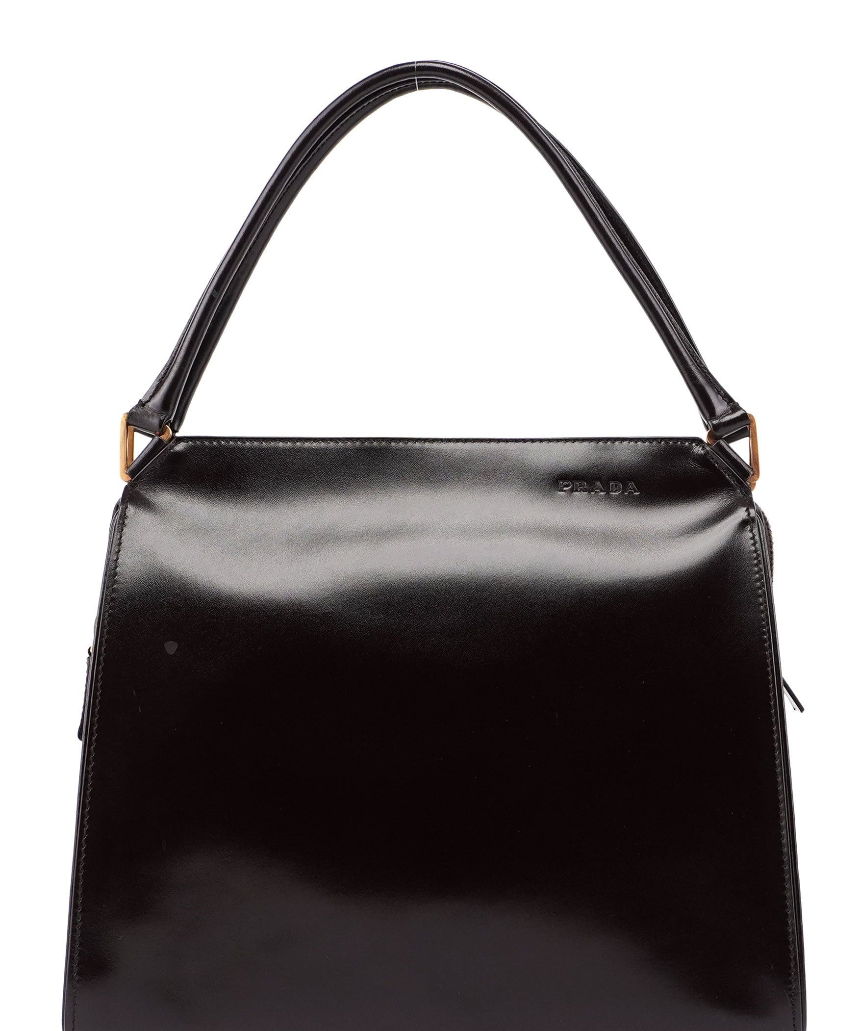 Prada Brown Vitello Chic Shoulder Bag