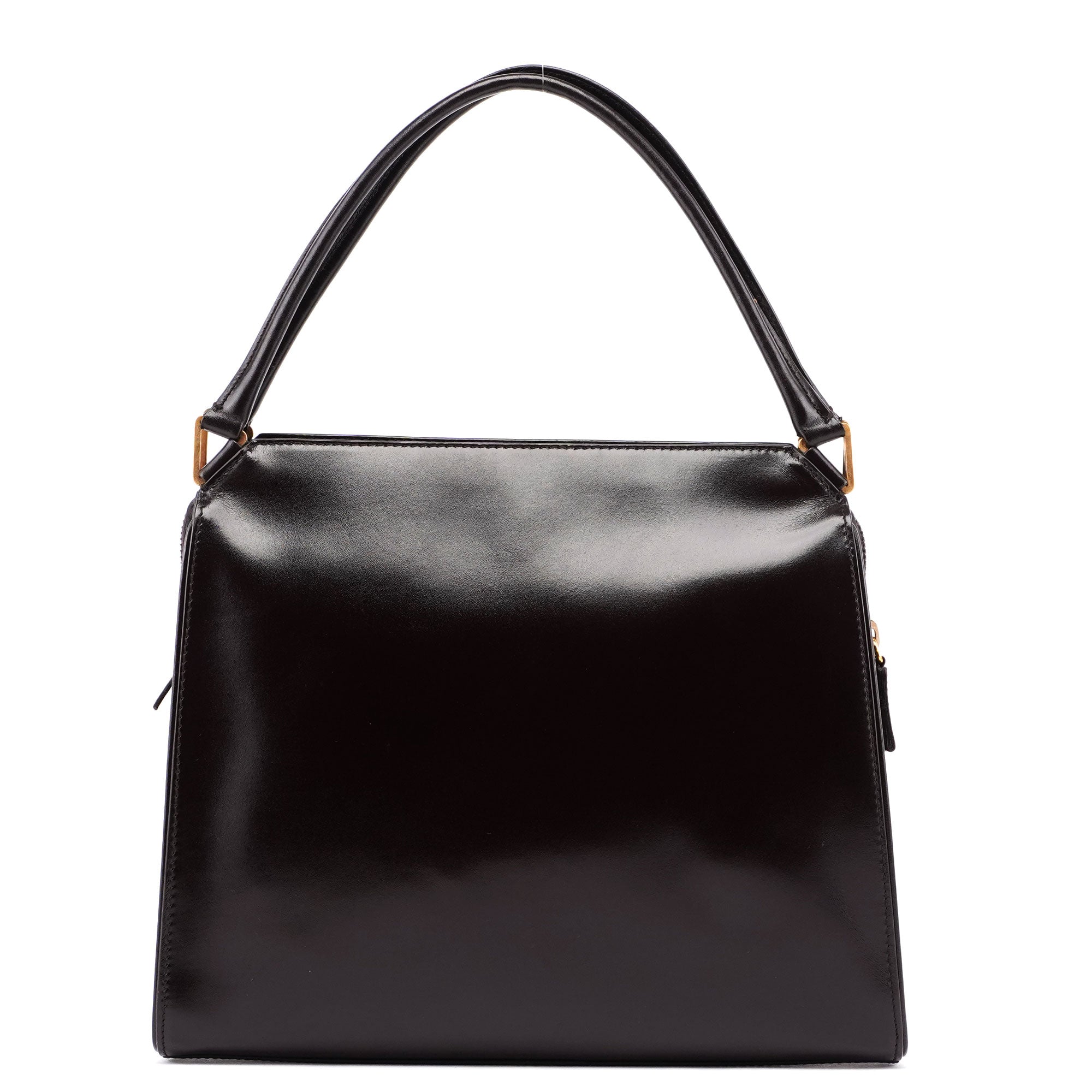 Prada Brown Vitello Chic Shoulder Bag