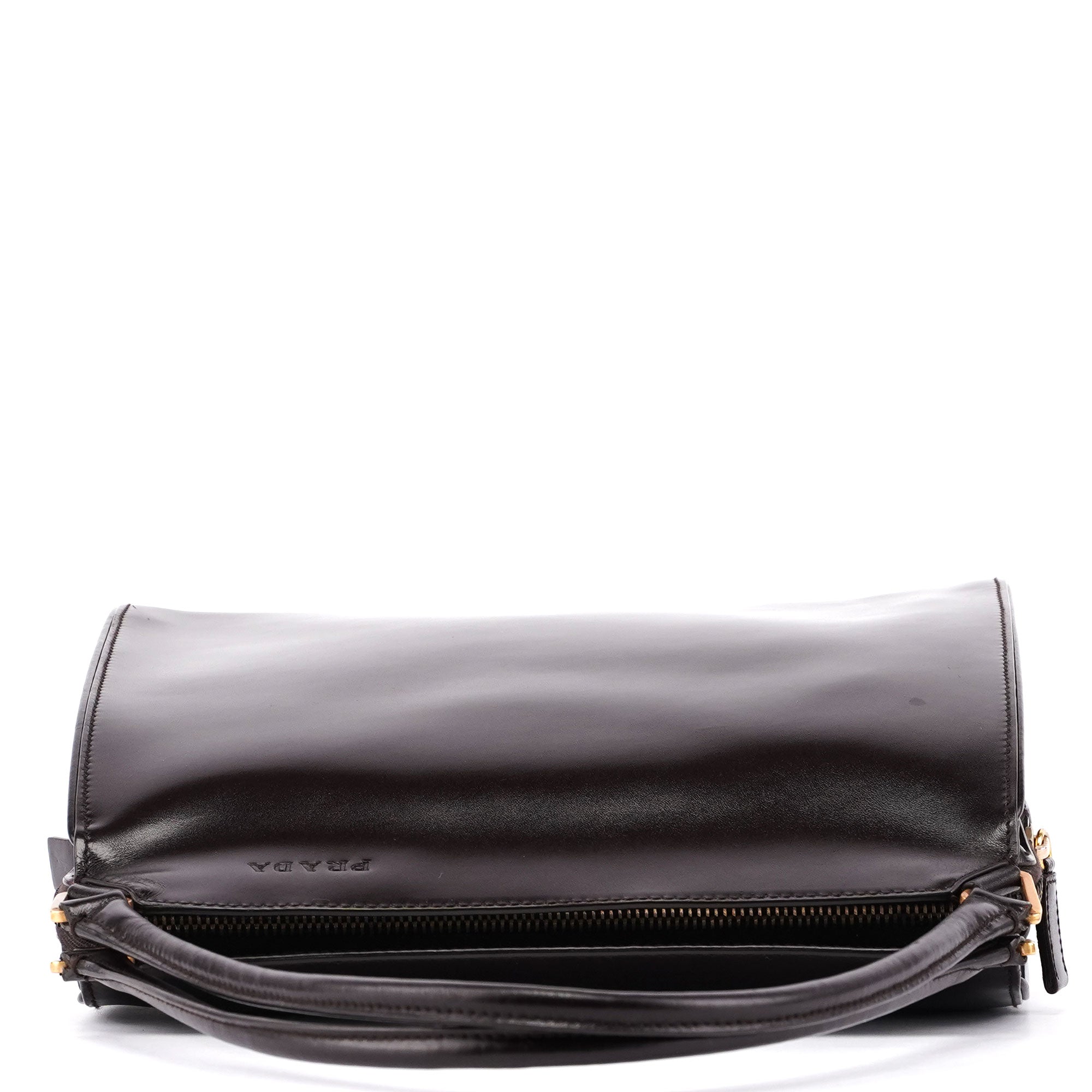 Prada Brown Vitello Chic Shoulder Bag