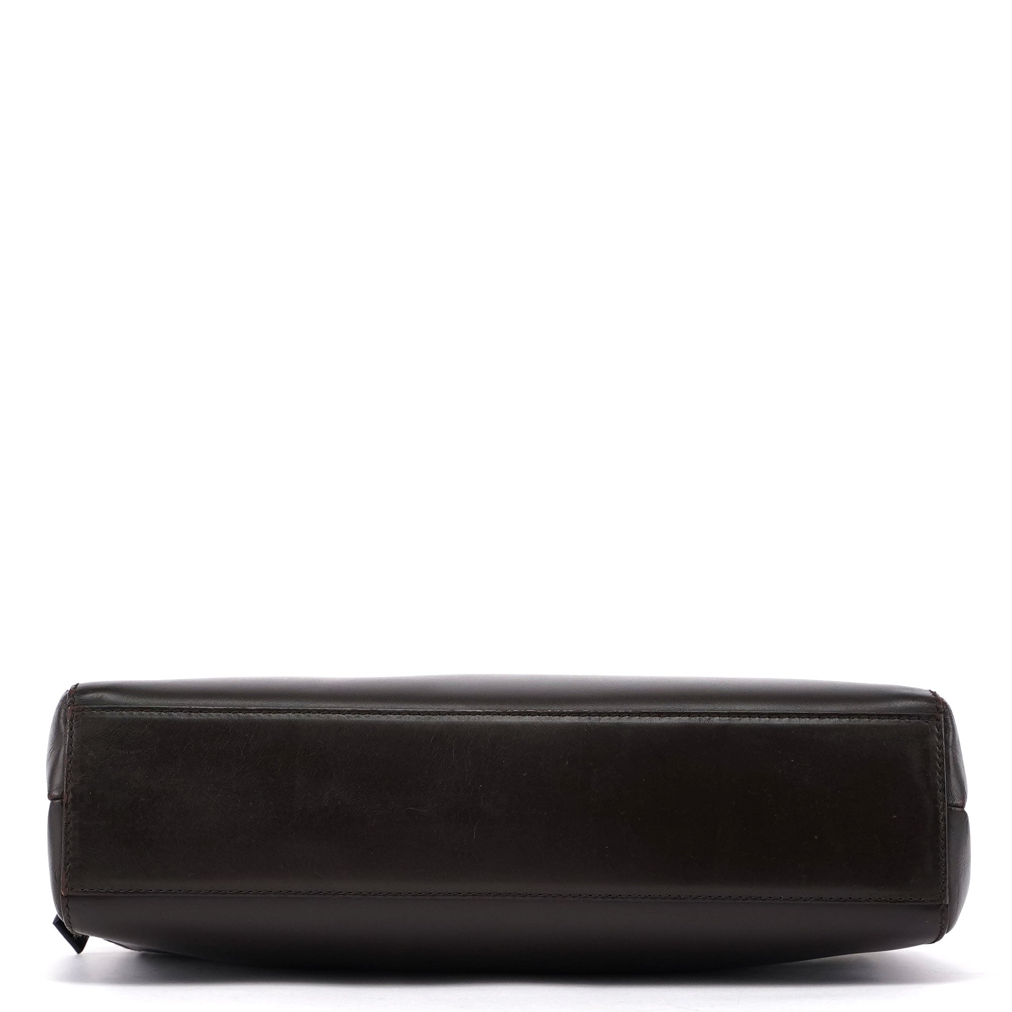 Prada Brown Vitello Chic Shoulder Bag