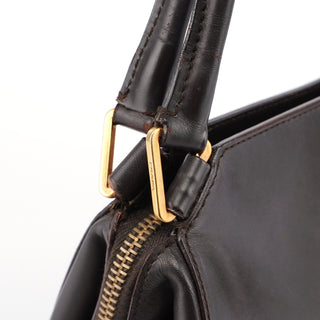 Prada Brown Vitello Chic Shoulder Bag