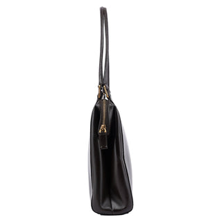 Prada Brown Vitello Chic Shoulder Bag